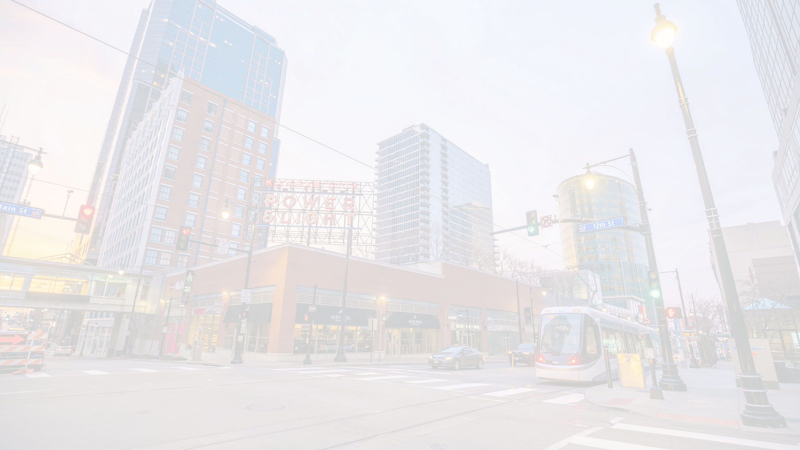 downtown kc power and light with white paque overlay