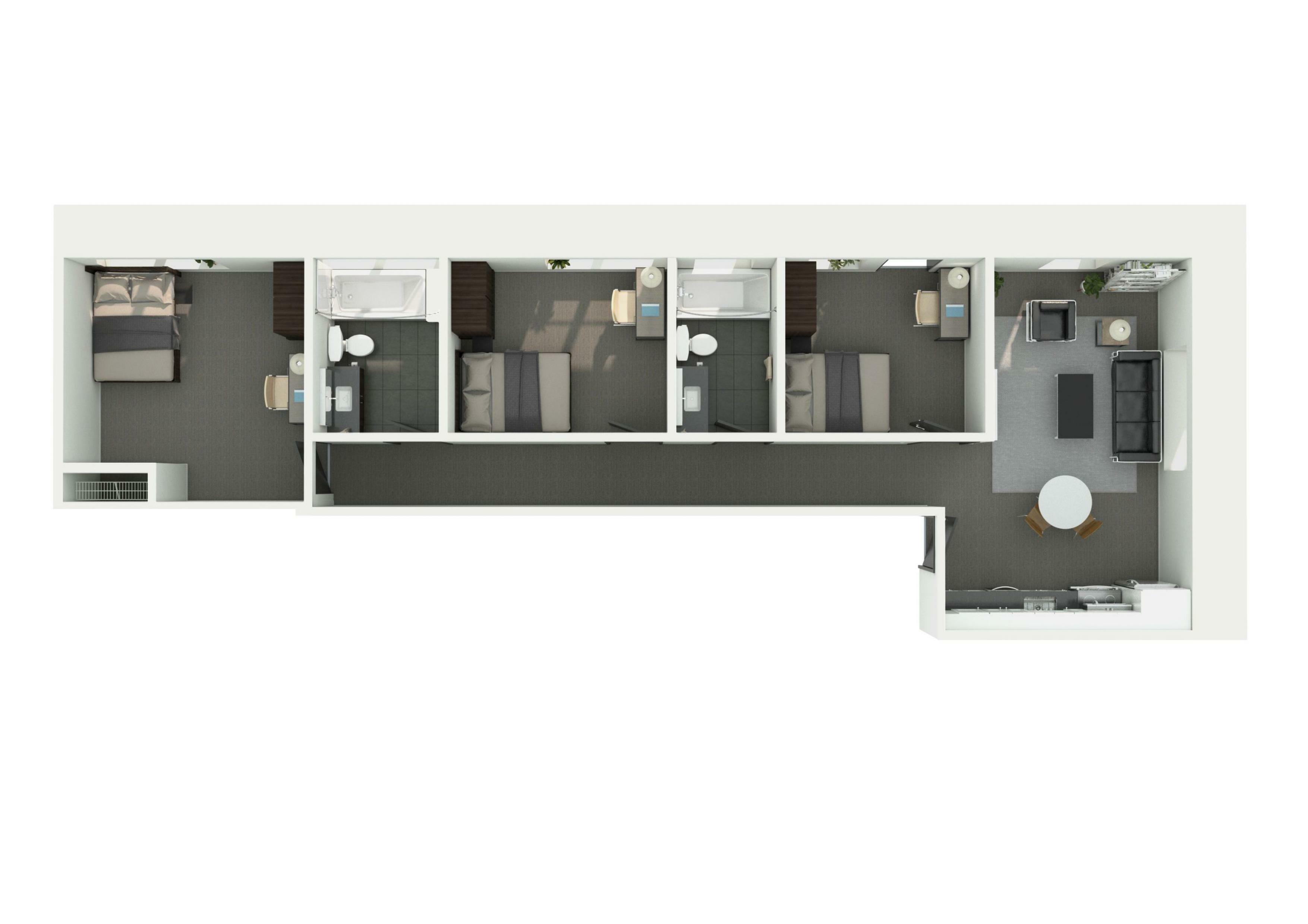 1 3 Bed Apartments Check Availability Clyde Street Apartments