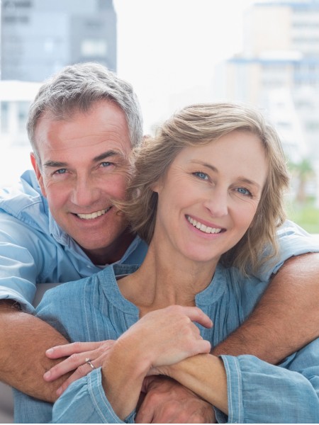 Couple relaxing at Tranquility Apartment Homes