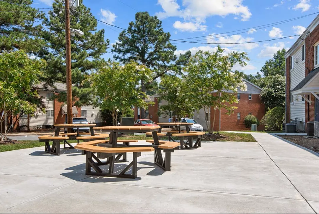 Outdoor seating area