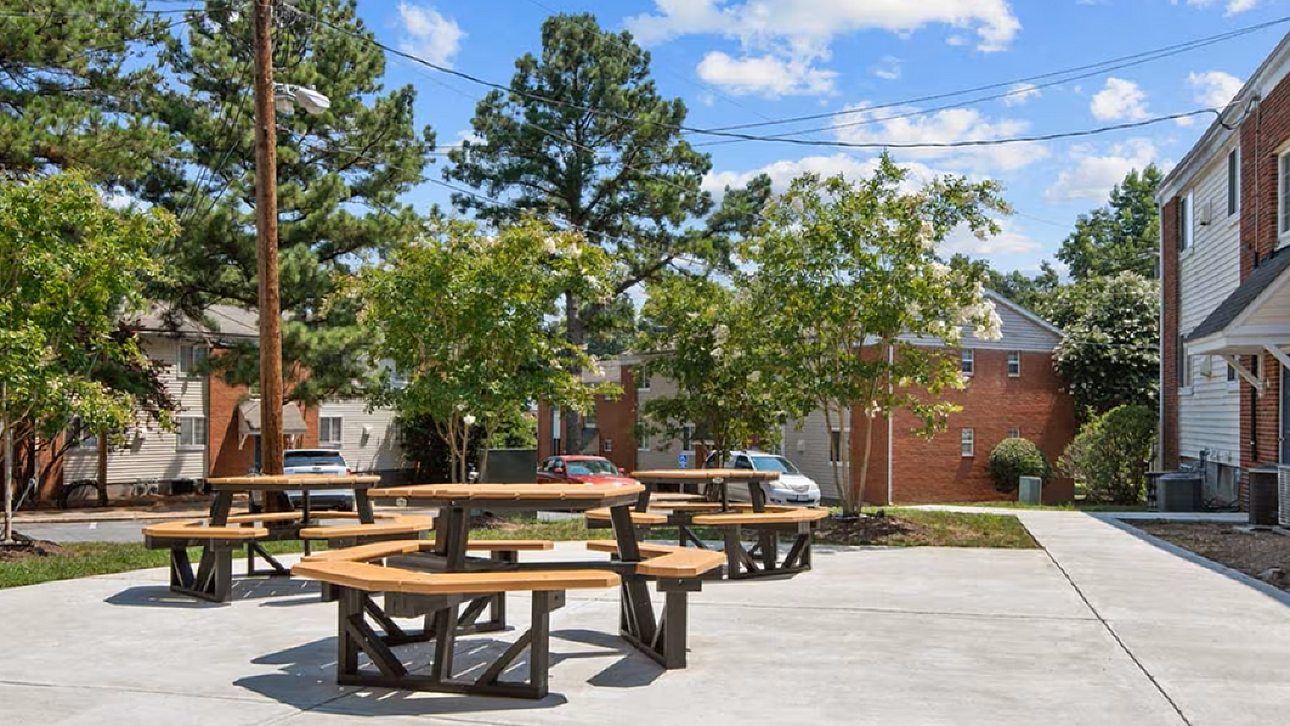 Outdoor seating area