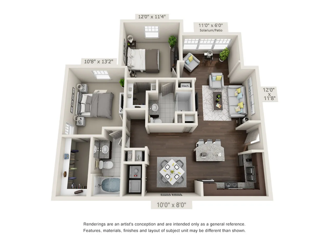 3D Floorplan Rendering