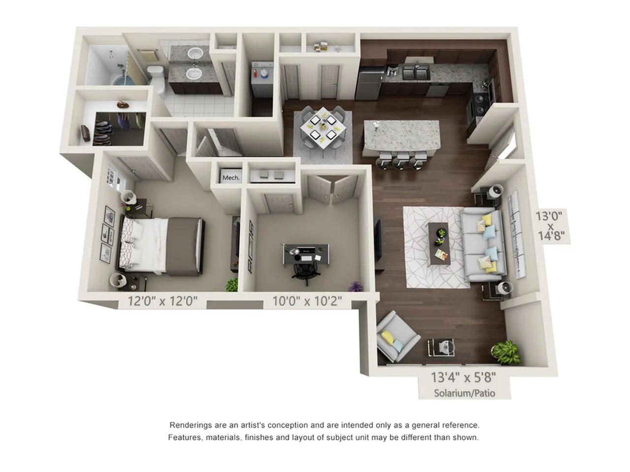3D Floorplan Rendering