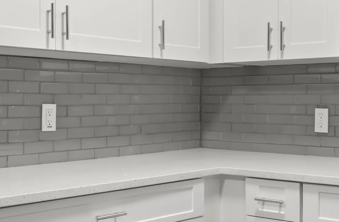 Glass Subway Tile Backsplash