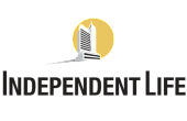 Independent Life logo featuring modern skyscrapers over a golden sun, symbolizing urban sophistication and vibrant lifestyle.