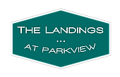 Elegant logo for The Landings at Parkview, inviting you to explore luxury living.