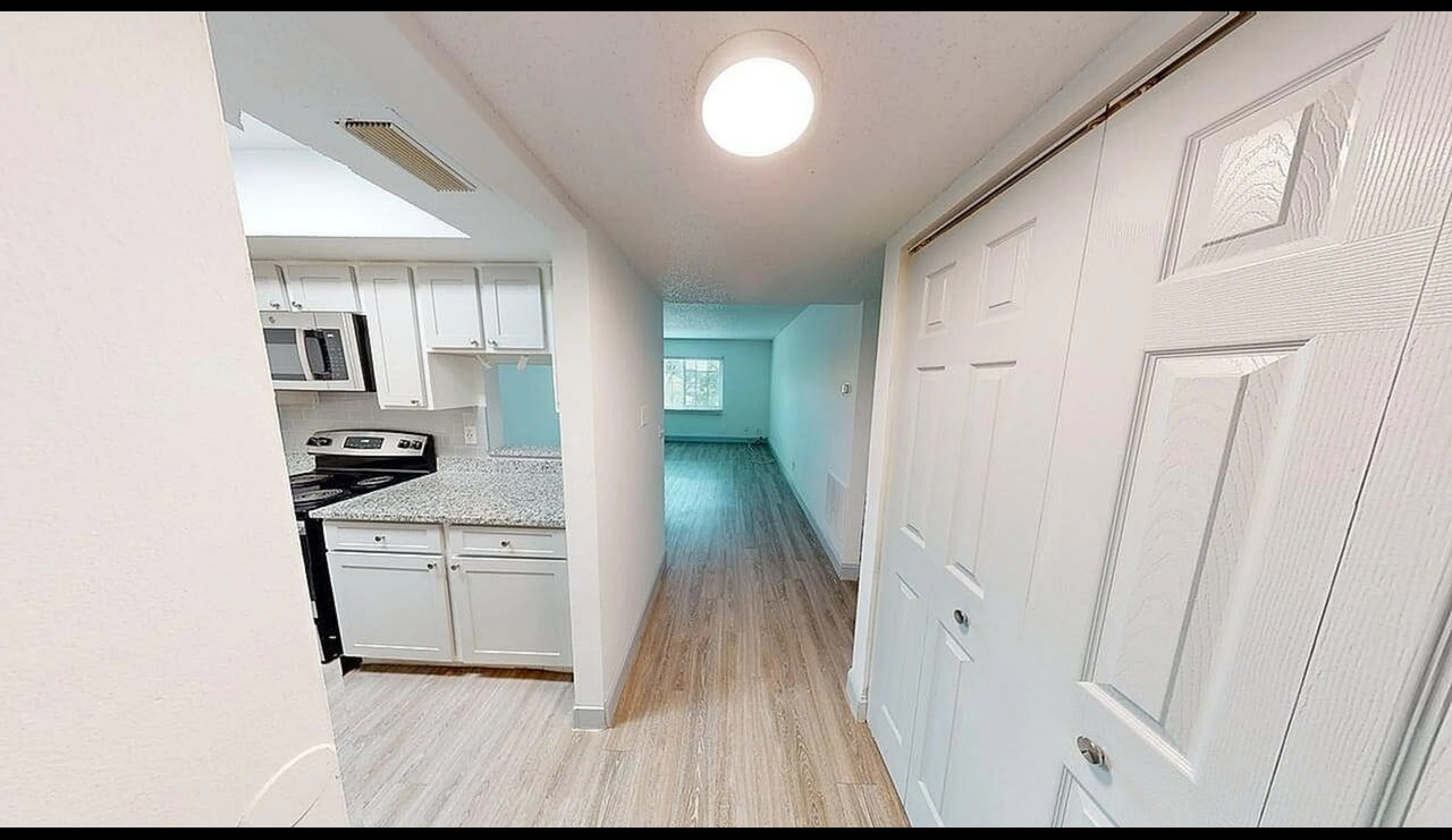 Renovated vacant apartment interior at Nordica Bay