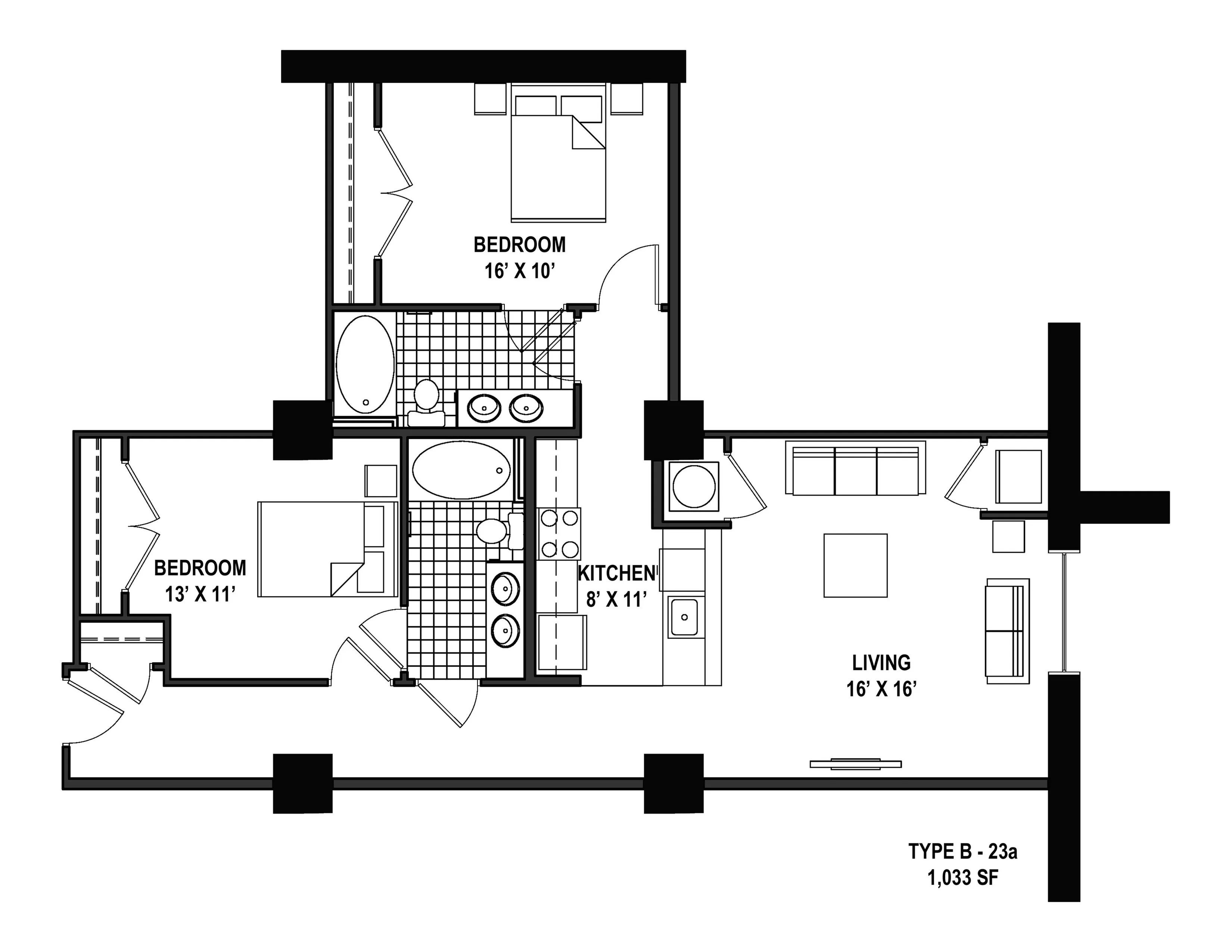 Studio 3 Bed Apartments Check Availability The Lofts at White