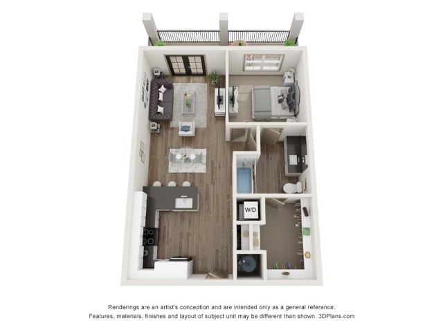 A1 Floor plan | Avalon at James Island | Charleston Apartments