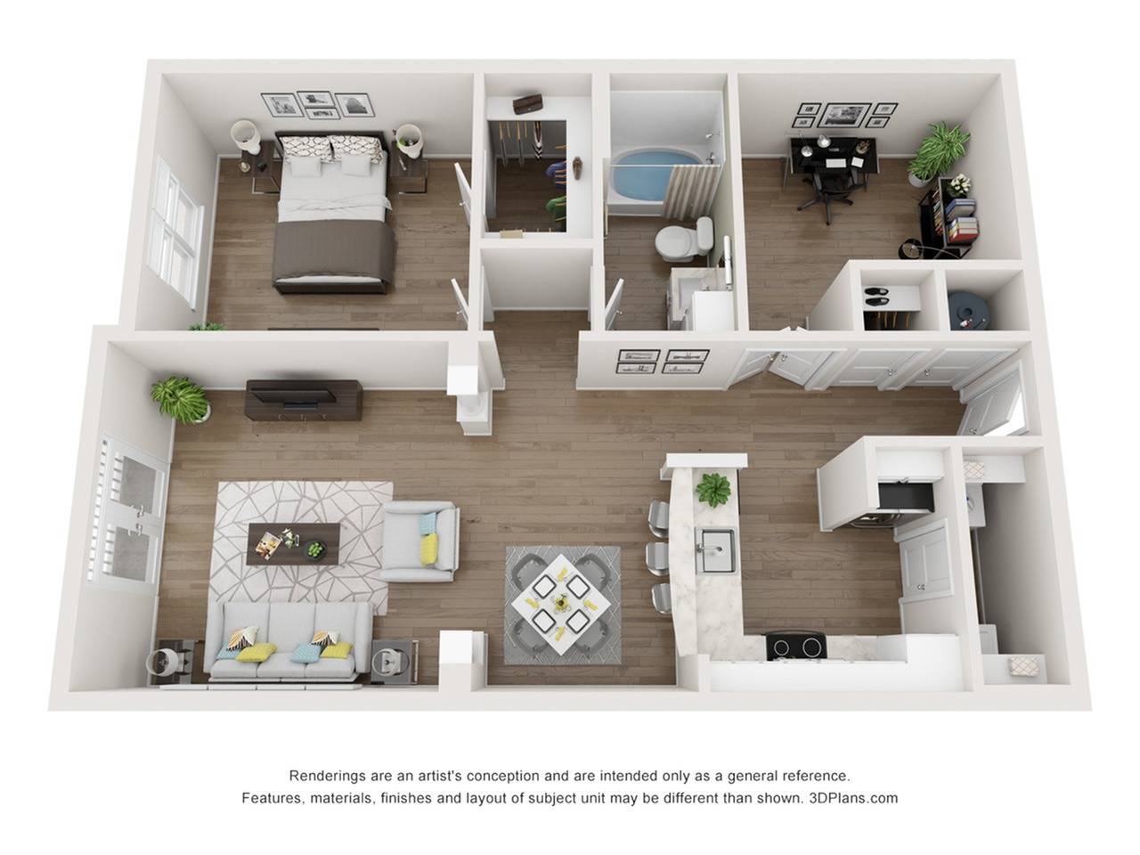 RB1 1 Bed Apartment Weston Lakeside