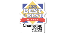 best of the best winner for Charleston living magazine