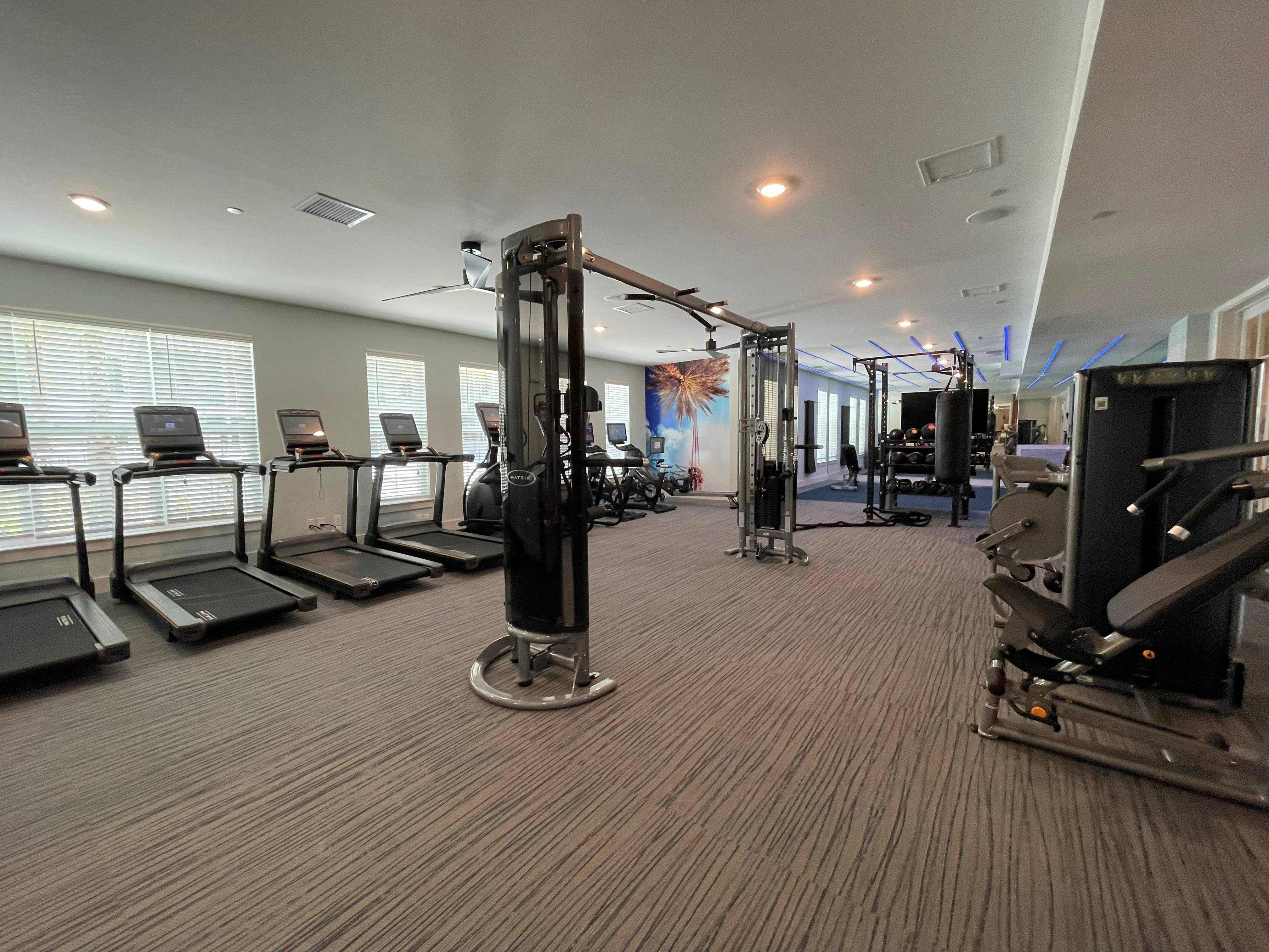 No need for a gym membership - just use our on-site fitness center.