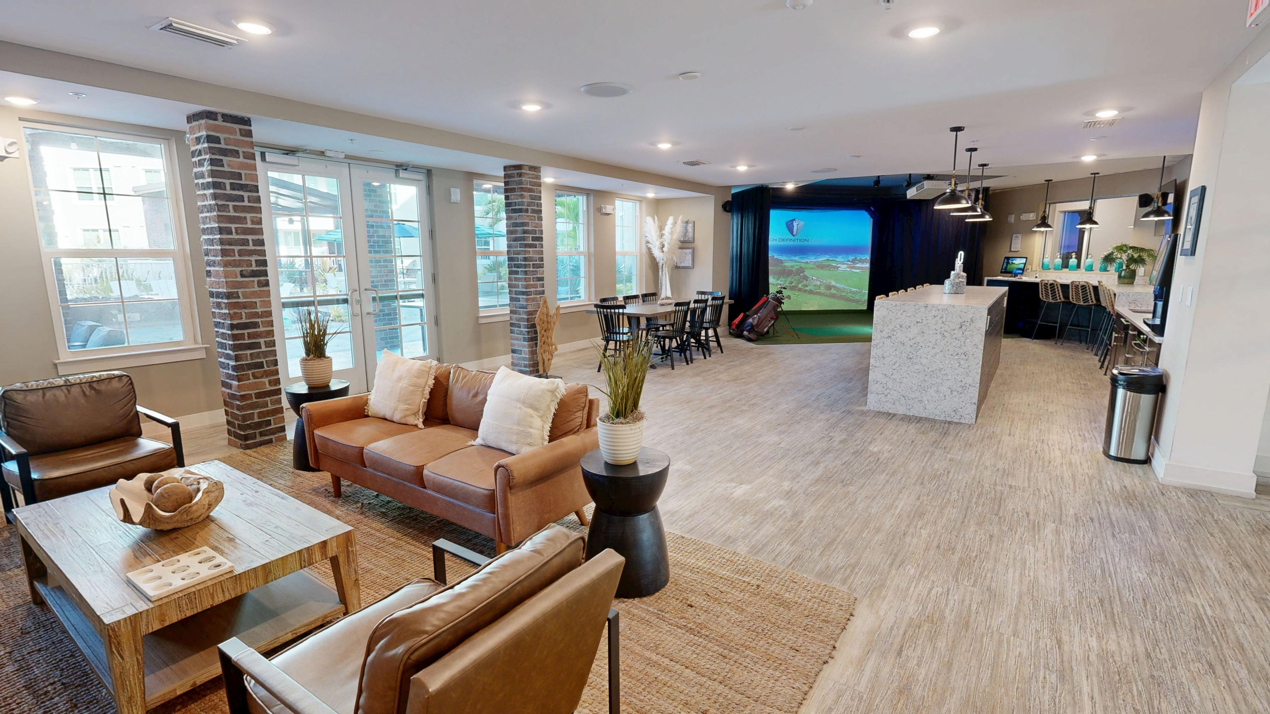 Modern clubhouse at Triton Cay Fort Myers