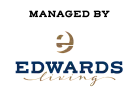 Elegant logo showcasing Edwards Living's modern and sophisticated brand identity.