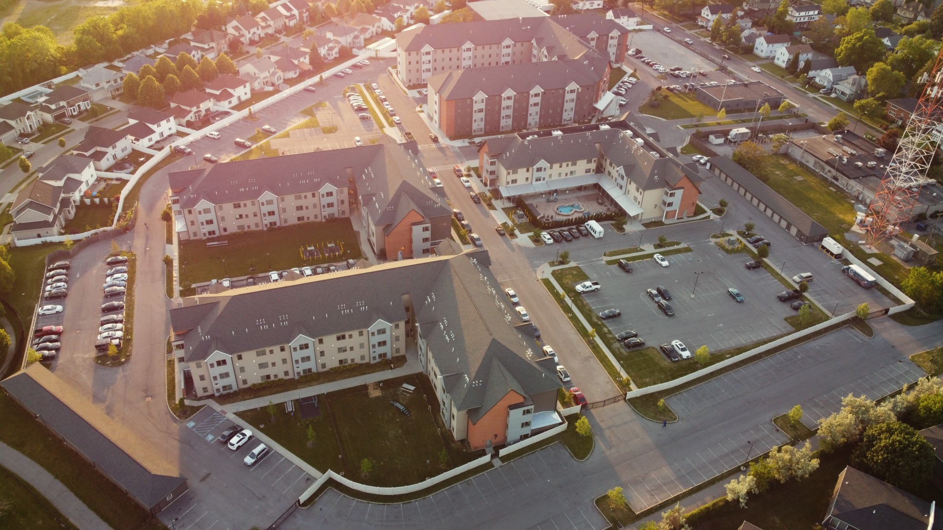 Aerial Photo Axis 360 | Apartments In Buffalo, NY