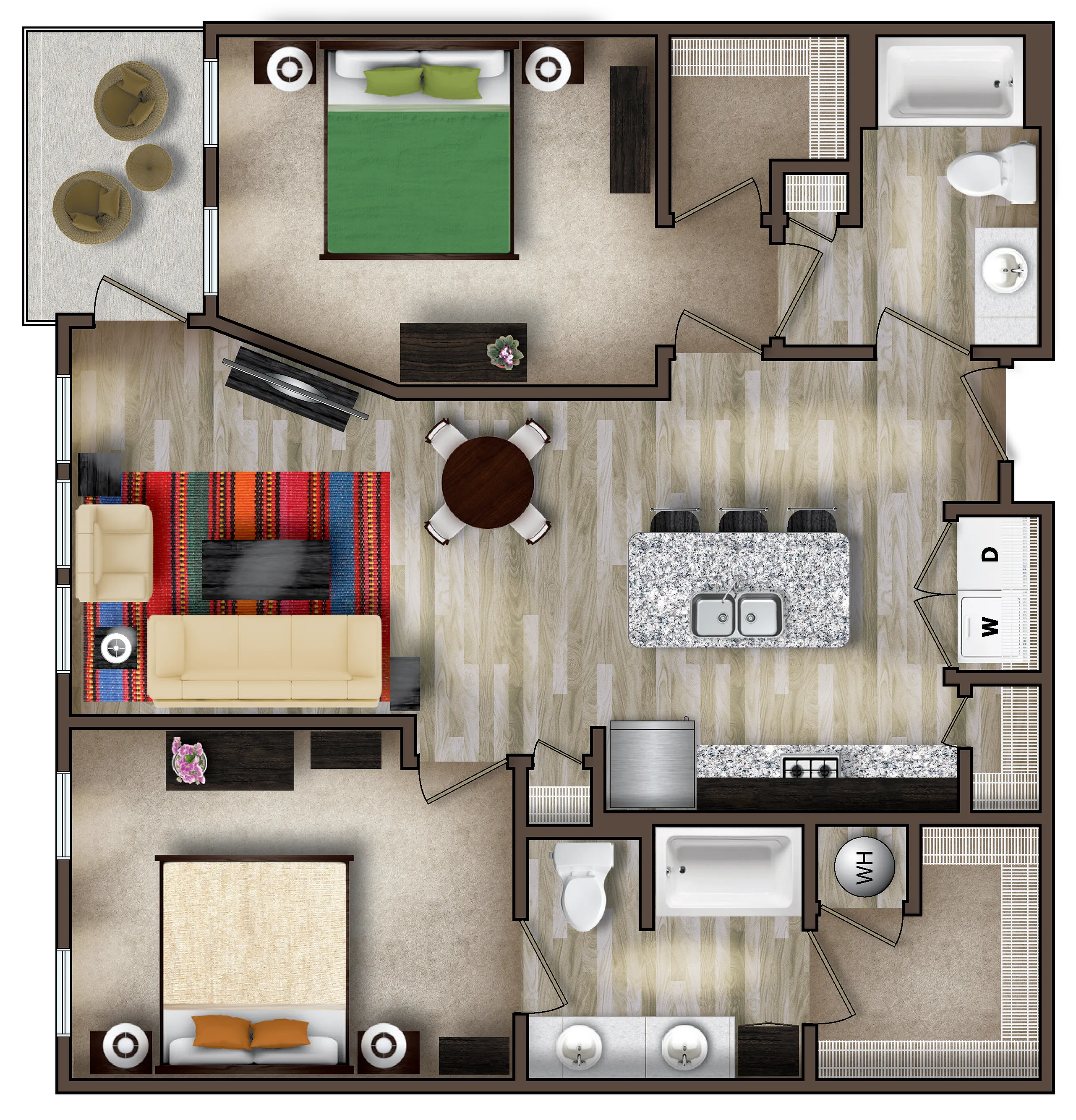 The Beau Floor Plan