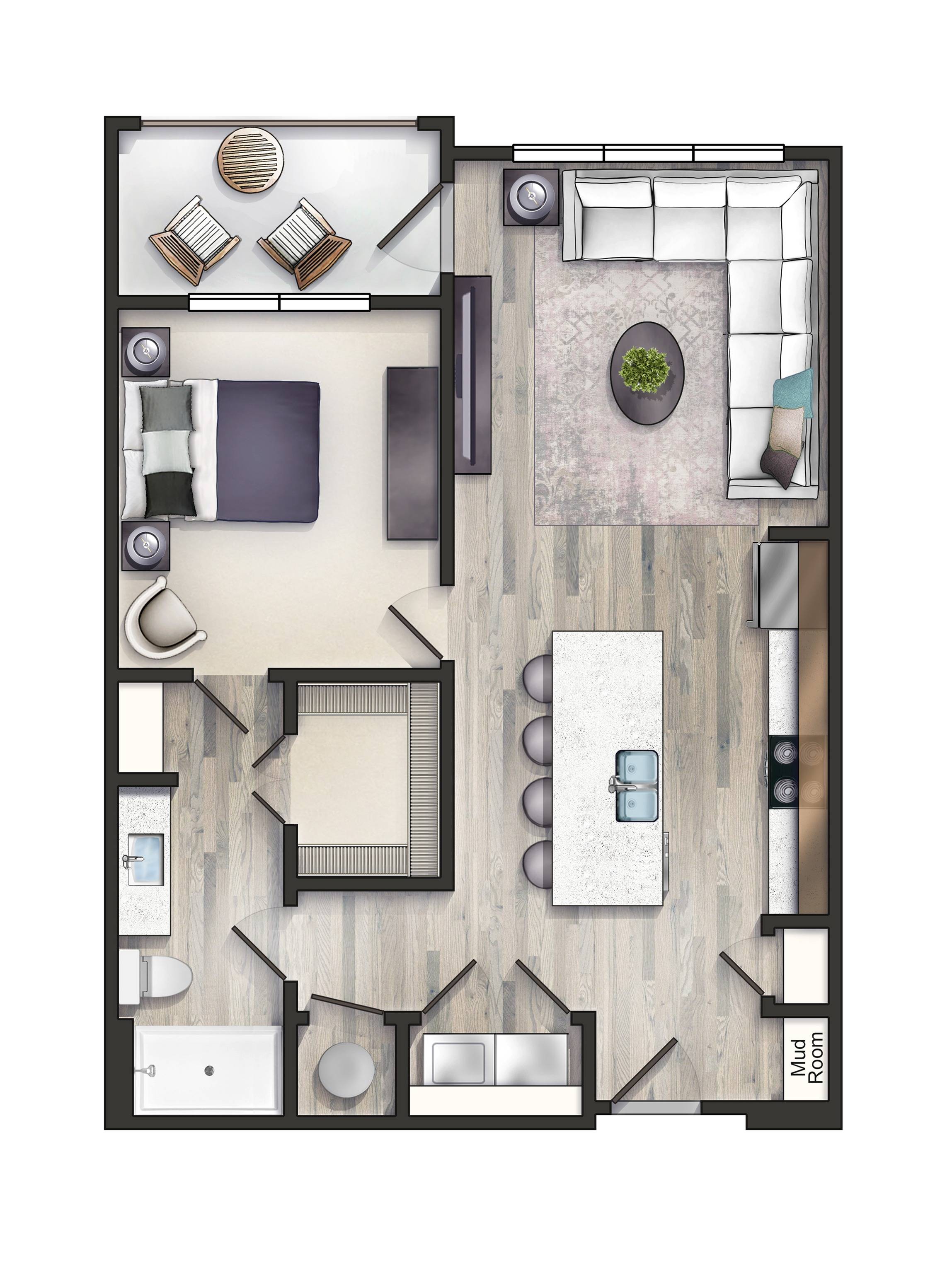 One.1 Floor Plan