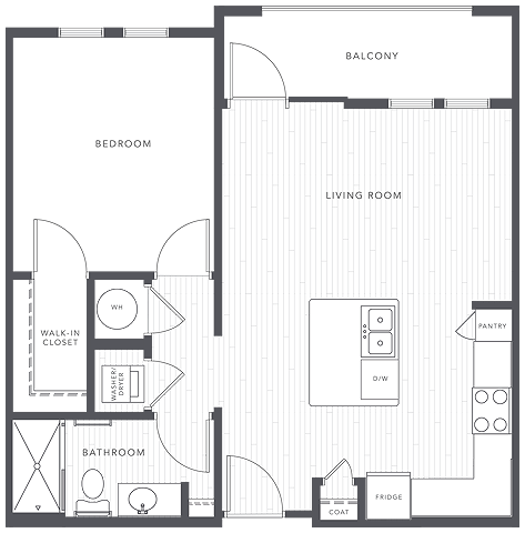 Emerald 2 - Sho | 1 bed 1 bath | from 681 square feet
