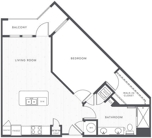 Beryl | 1 bed 1 bath | from 780 square feet
