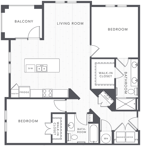 Cobalt 2 | 2 bed 2 bath | from 1149 square feet