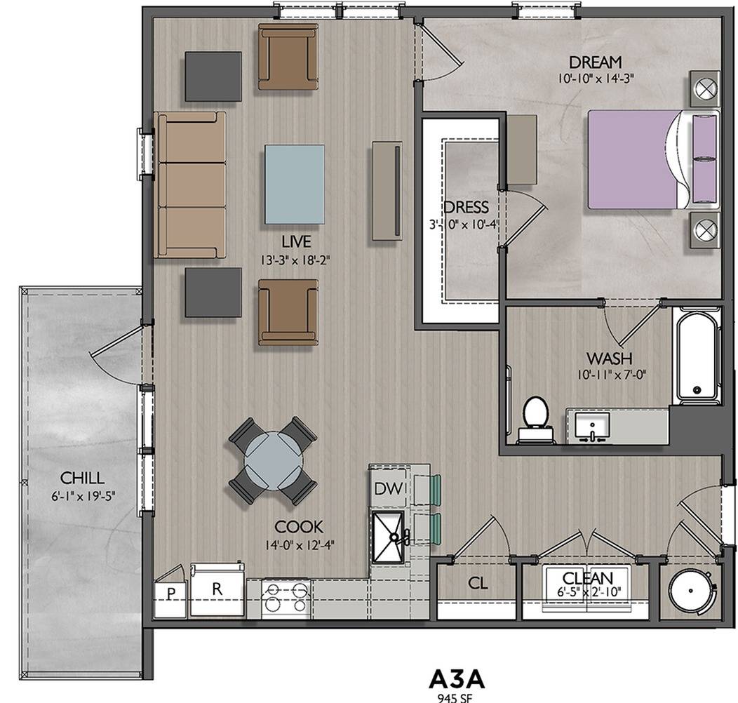 Vecina A3a Floor Plan