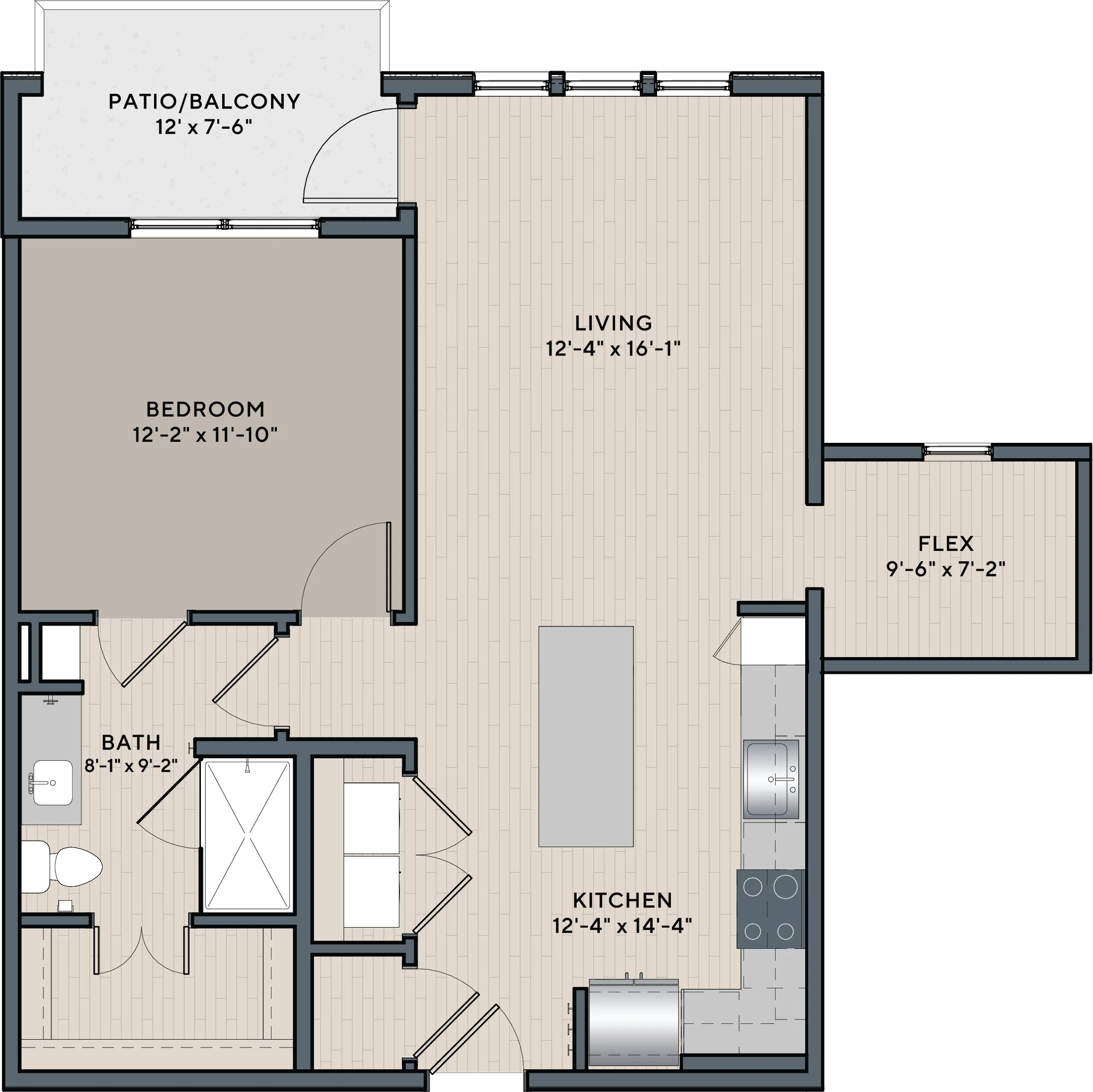 A1 M4 Floor Plan
