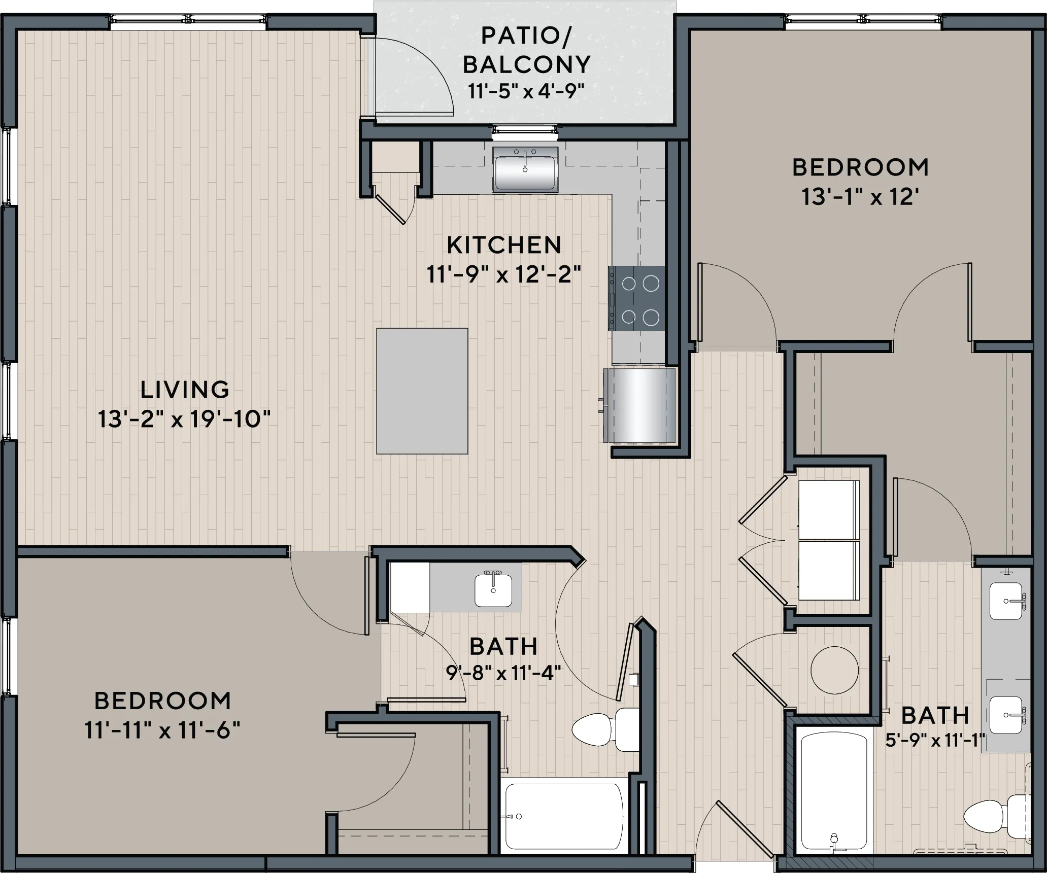 B2-A Floor Plan