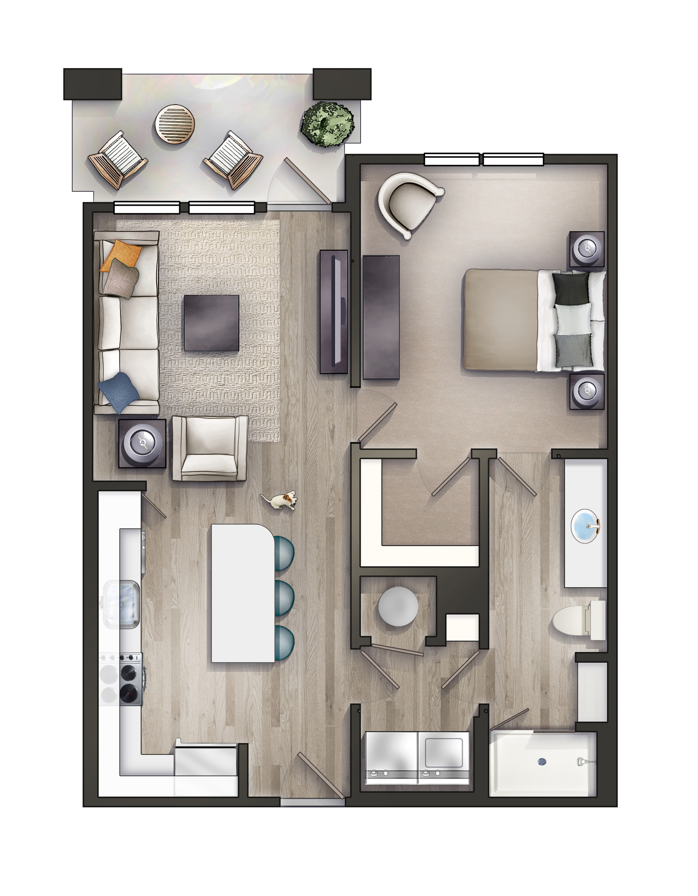 The Bel Aire Floorplan
