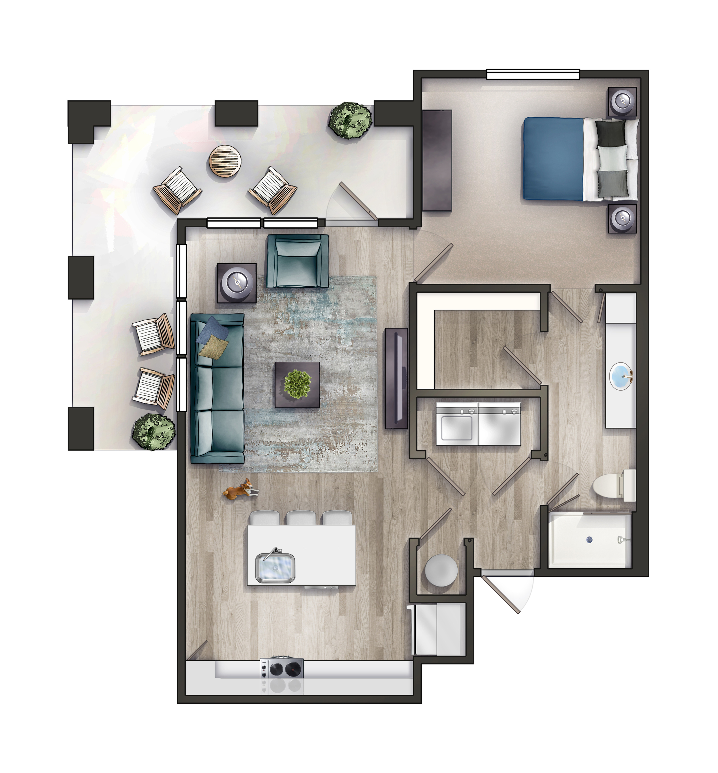 The Mulholland Floorplan