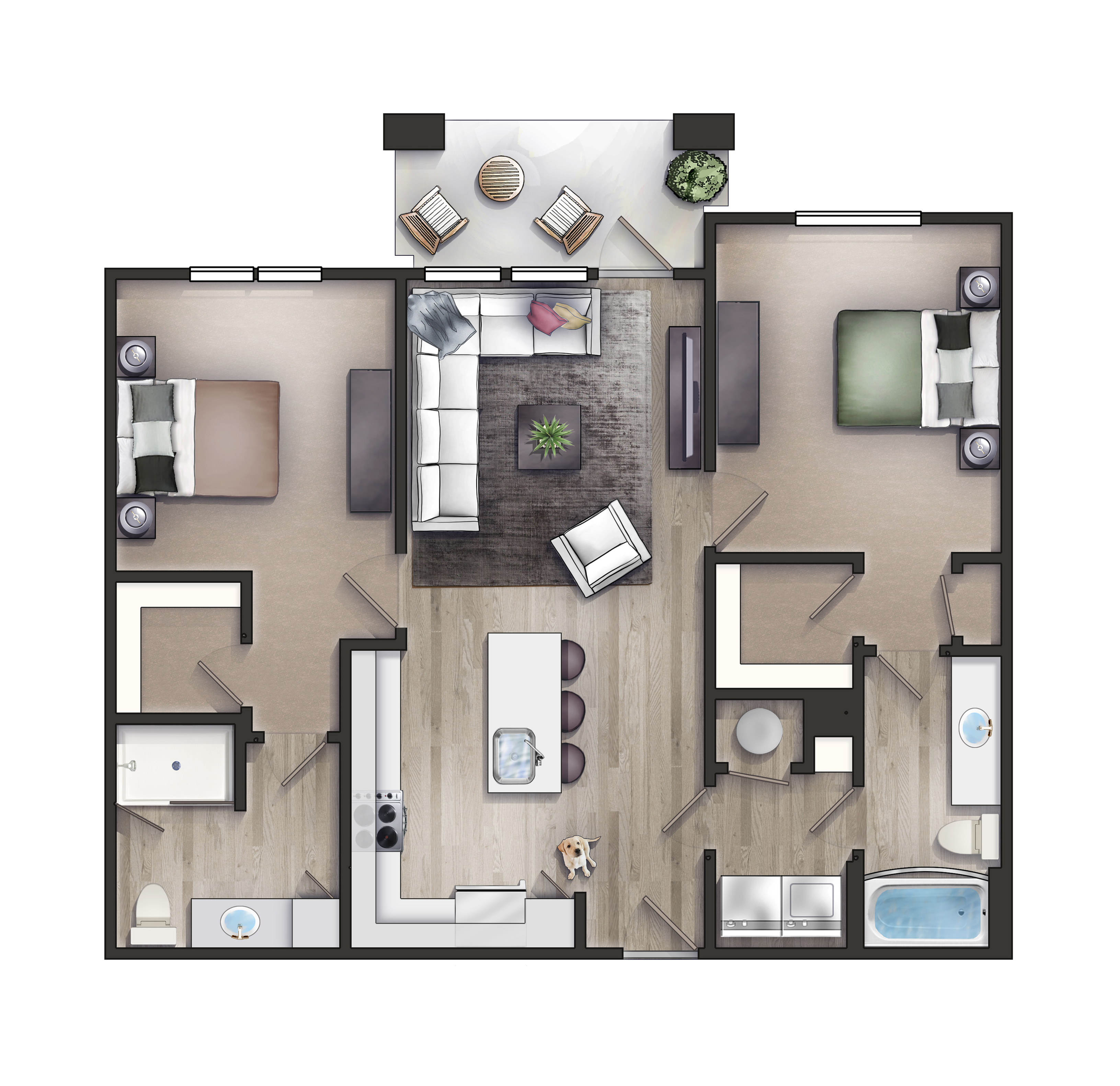 The Melrose Floorplan