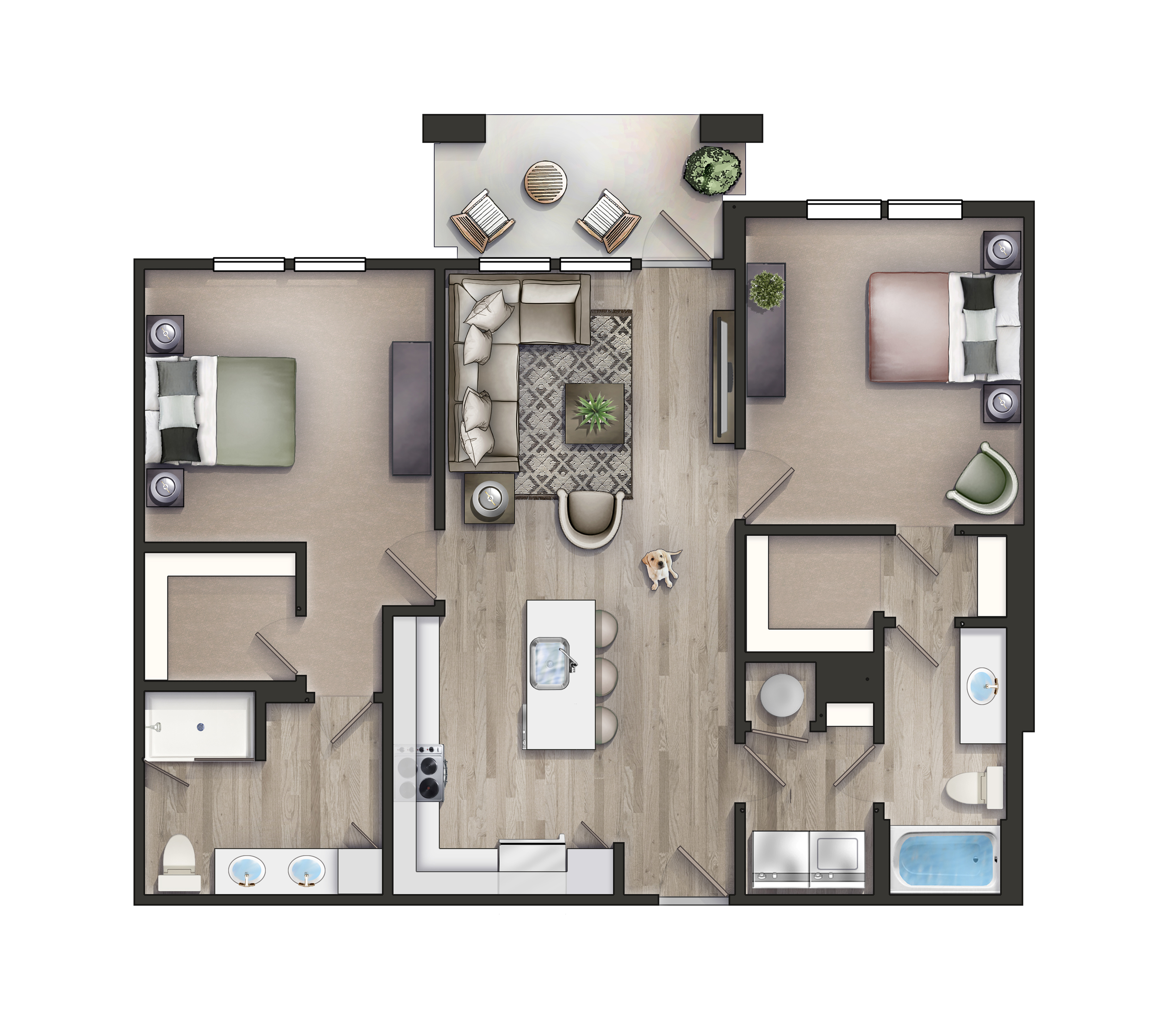 The Santa Monica Floorplan