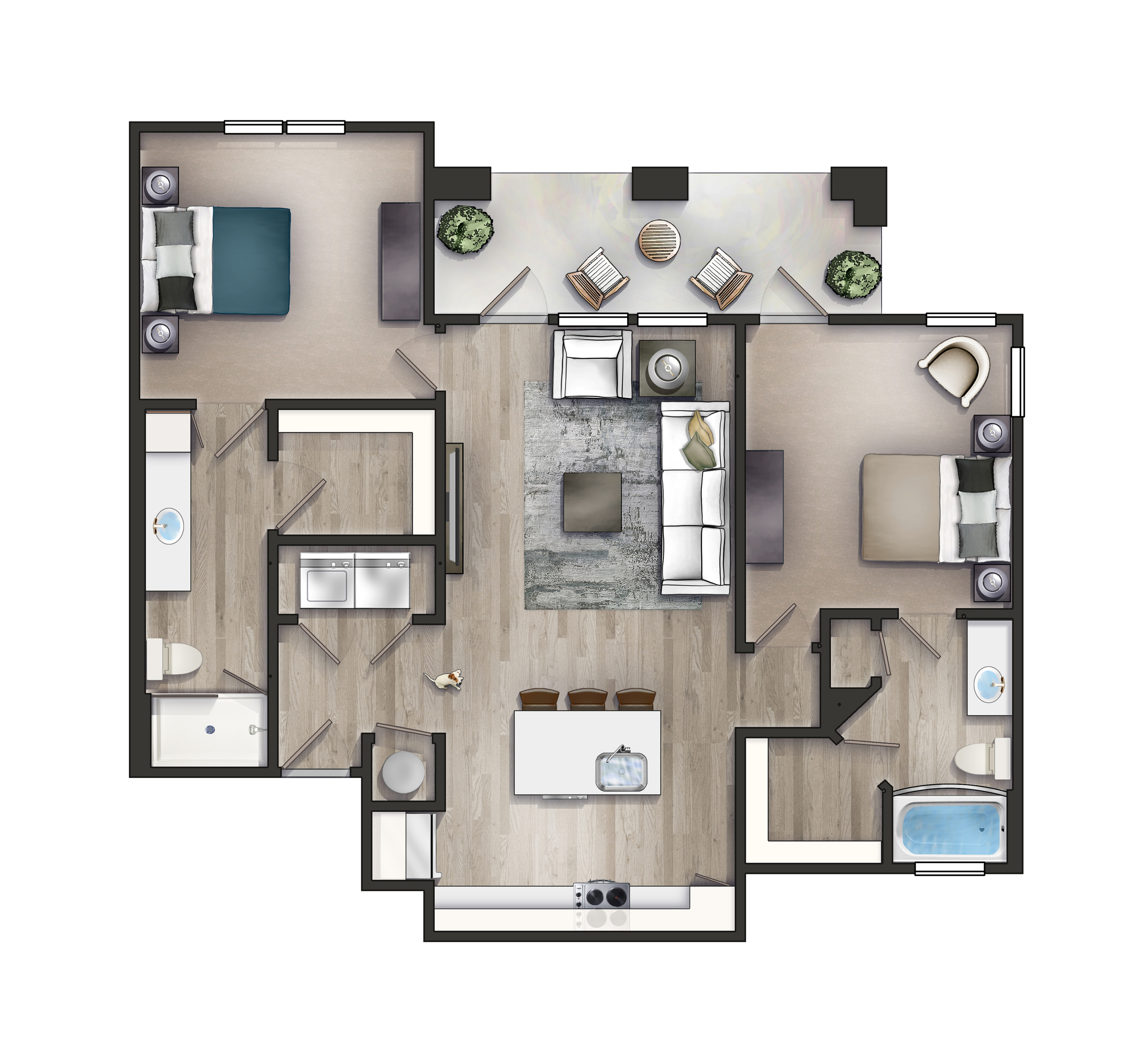 The Wilshire Floorplan