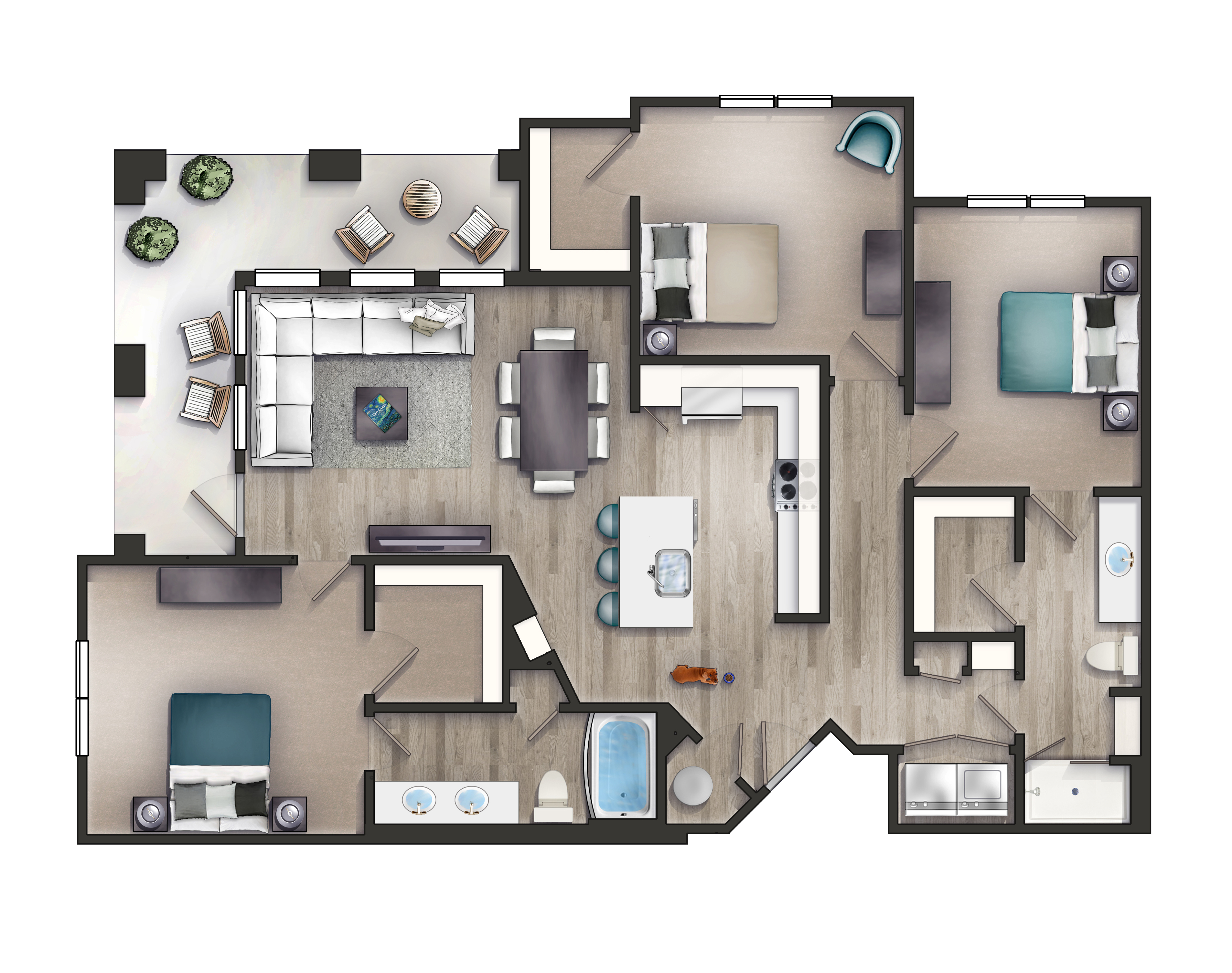 The Hollywood Floorplan