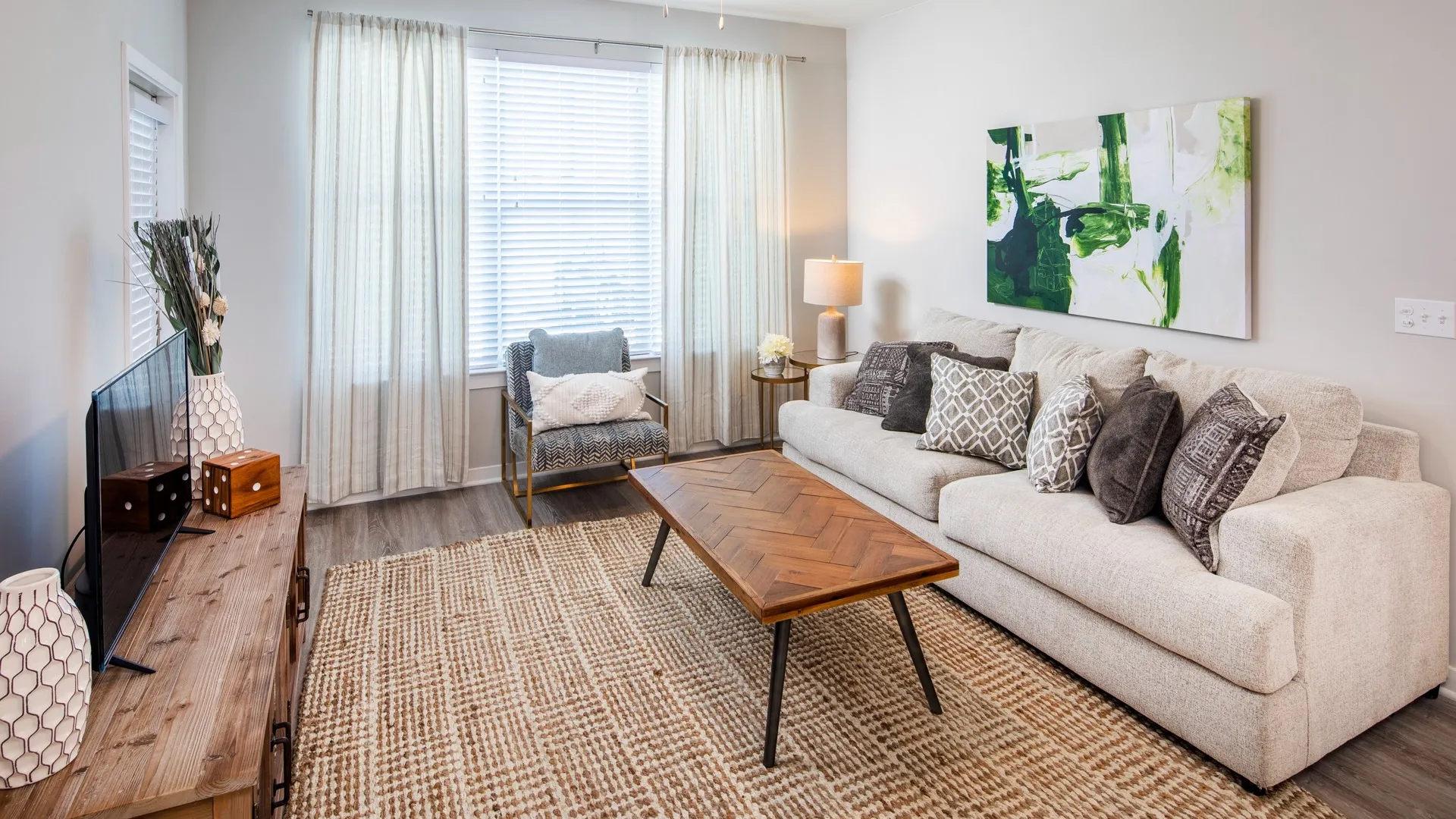 Sawgrass Point Model Unit Living Room