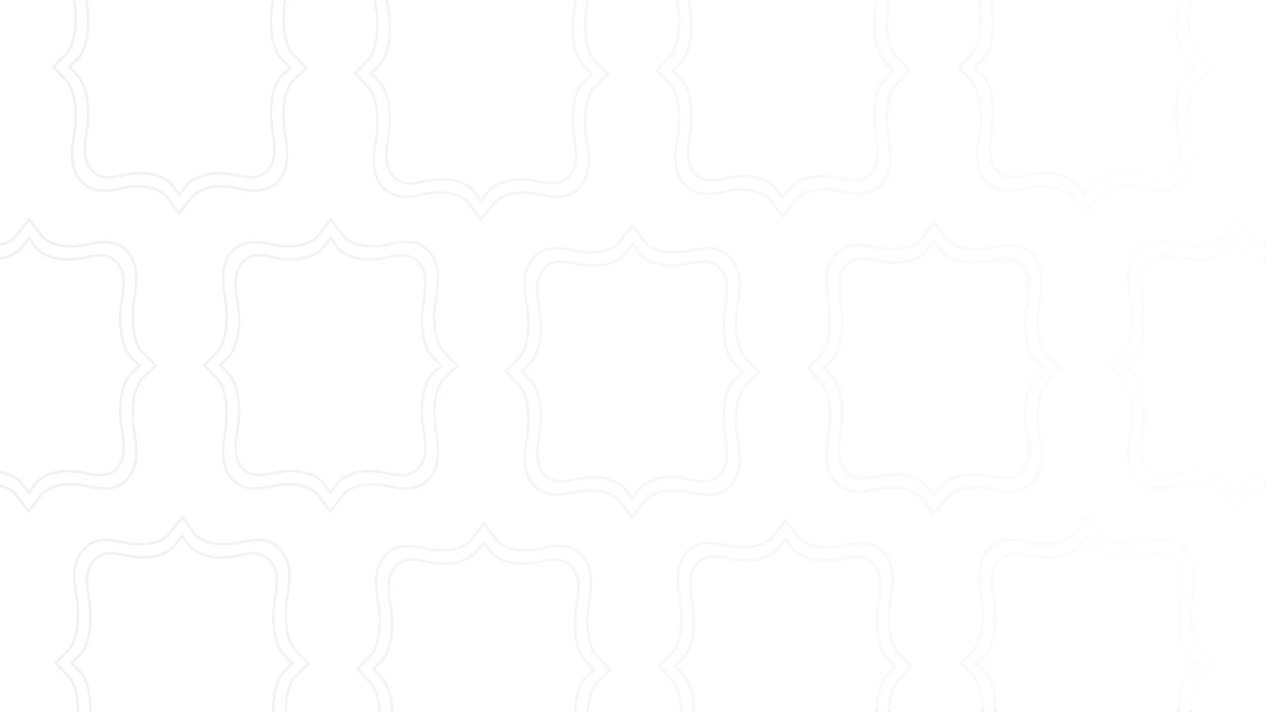 Elegant pattern featuring repetitive ornate frames on a clean white background, ideal for sophisticated decorative designs.