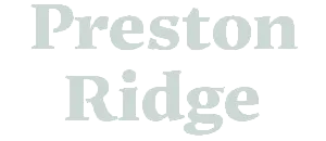 Elegant text logo for Preston Ridge featuring bold, modern typography.