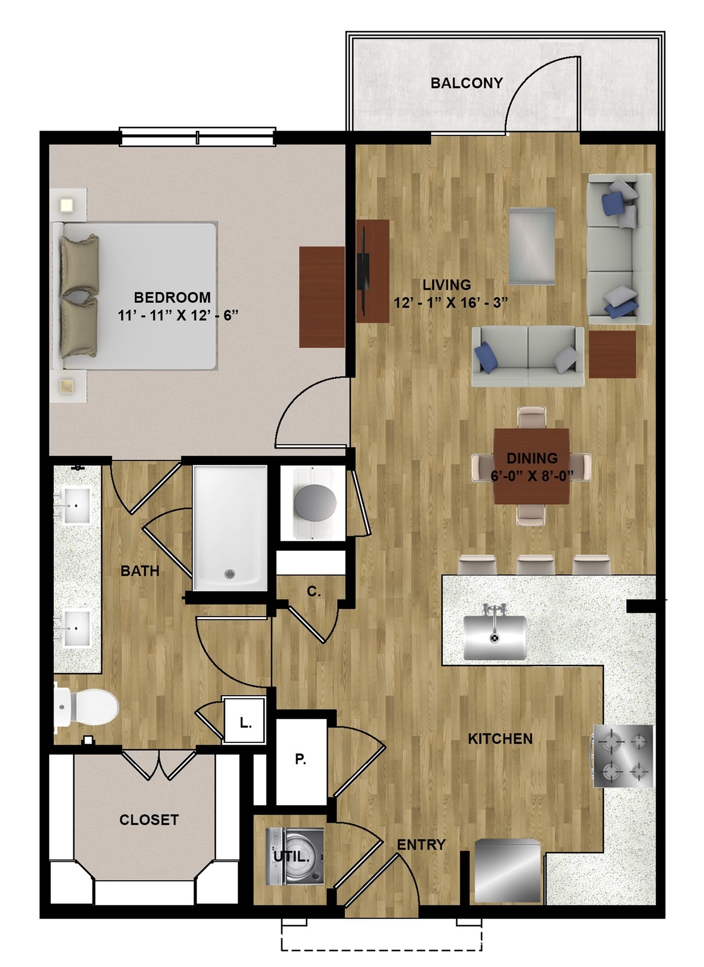 MLK Highline Modernist | A5 Floor Plan