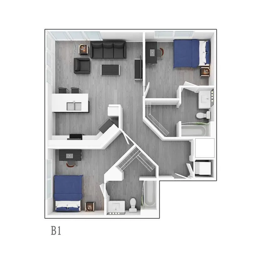 2 Bedroom B1