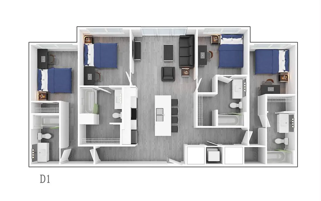 4 Bedroom D1