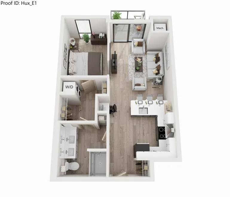E1 Large 1 Bedroom