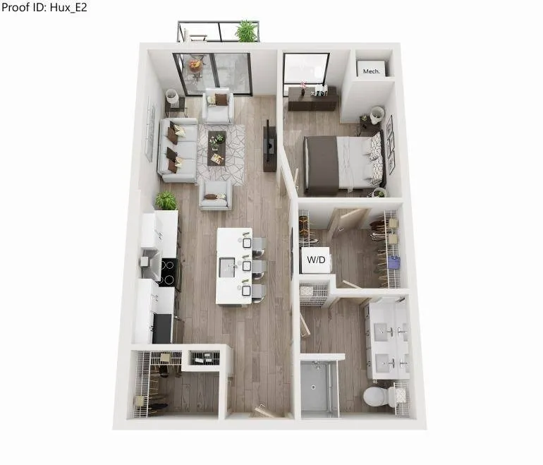 E2 Large 1 Bedroom