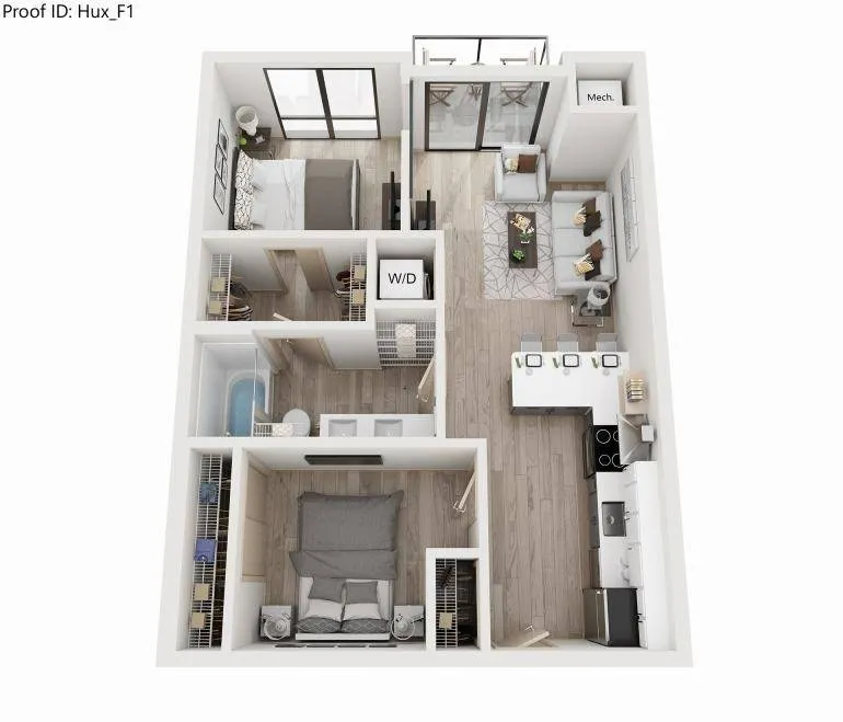 F1 2 Bedroom Balcony