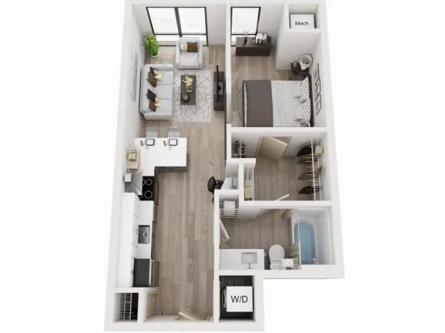 C6 1 Bedroom
