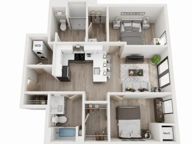 G1 2 Bedroom