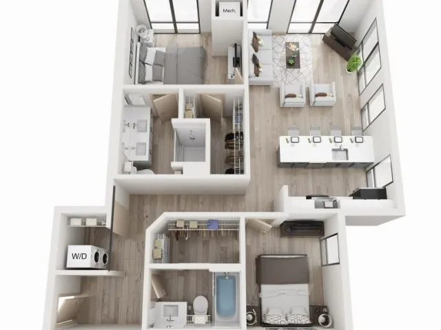 H3 2Bedroom/2Bath