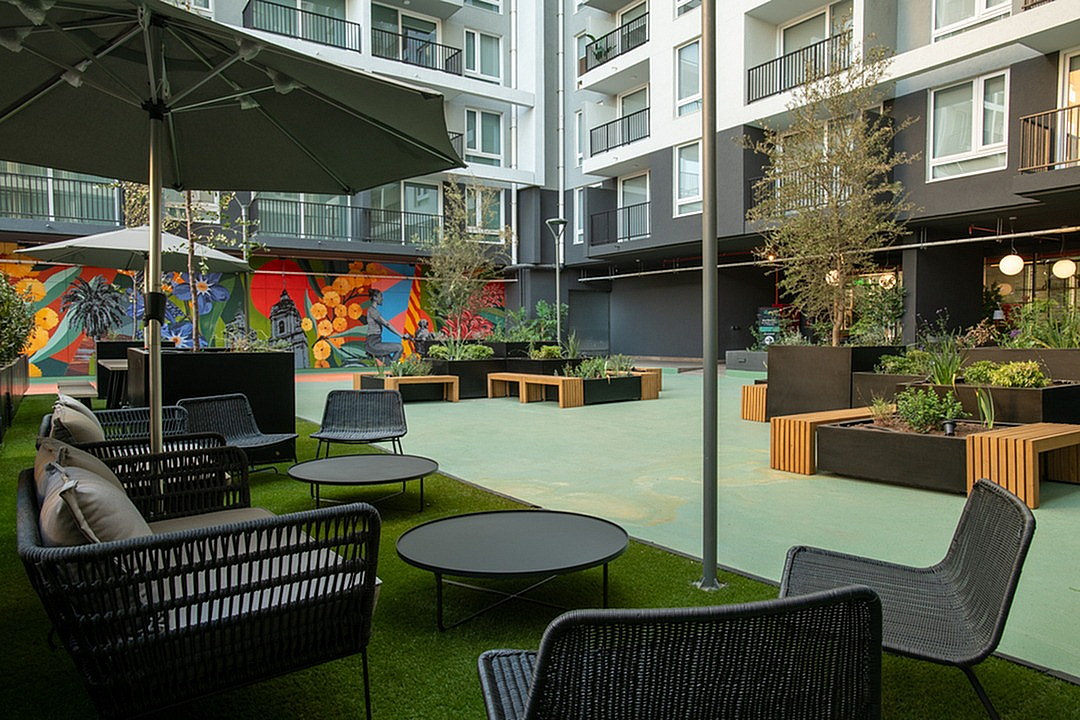 Plaza interior