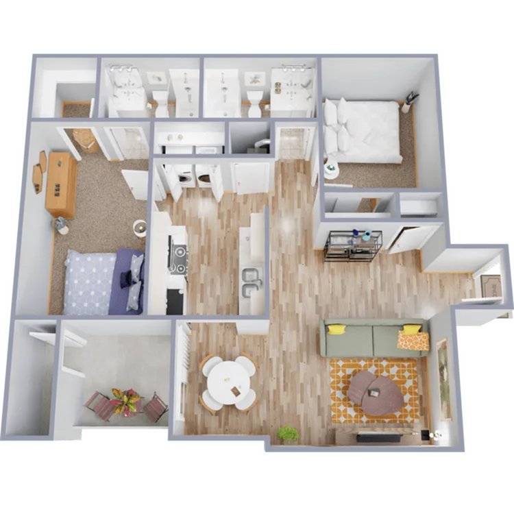 B2 2 Bed Apartment Aberdeen