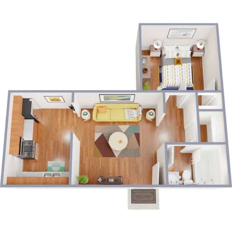 40 Unique One Bedroom, One Bath Apartment Homes