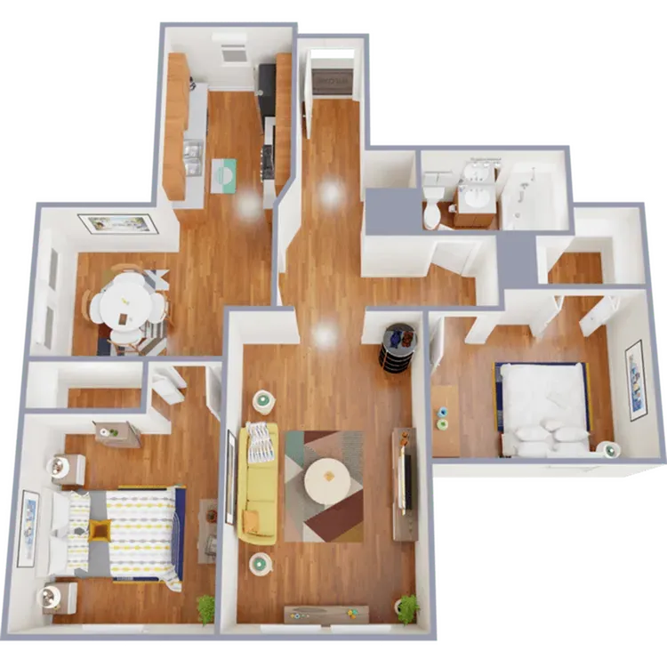 14 Unique 2 bedroom, 1 bath apartment homes