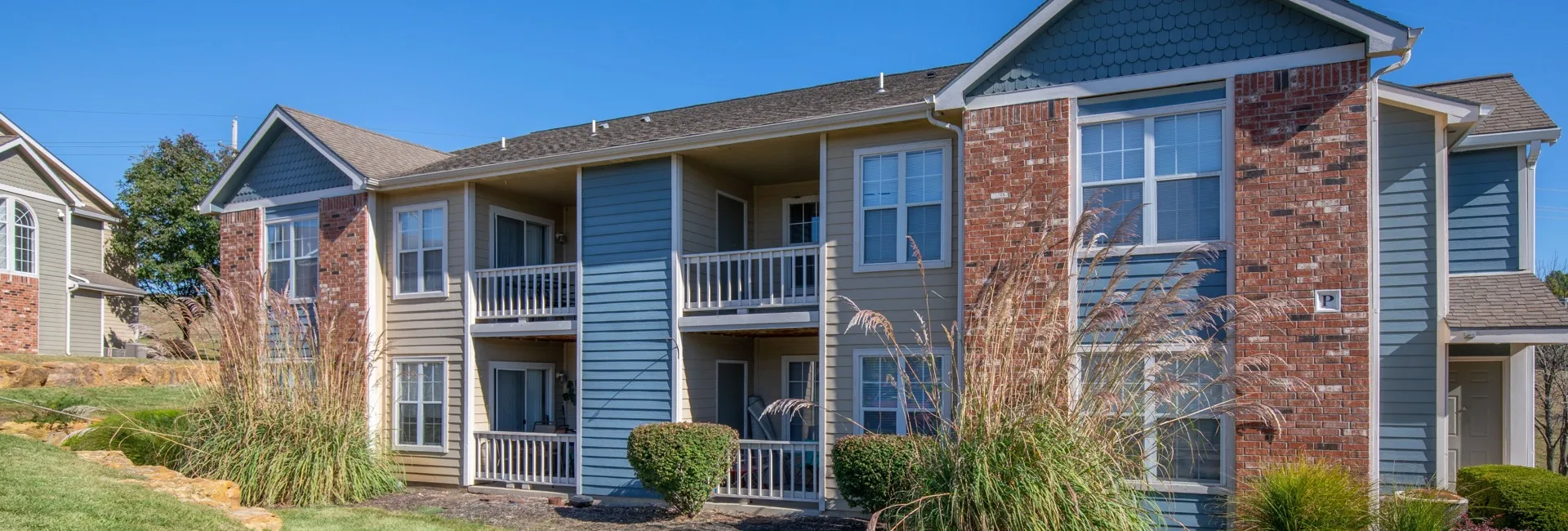 Building Exterior at Aberdeen Apartments in Lawrence, KS